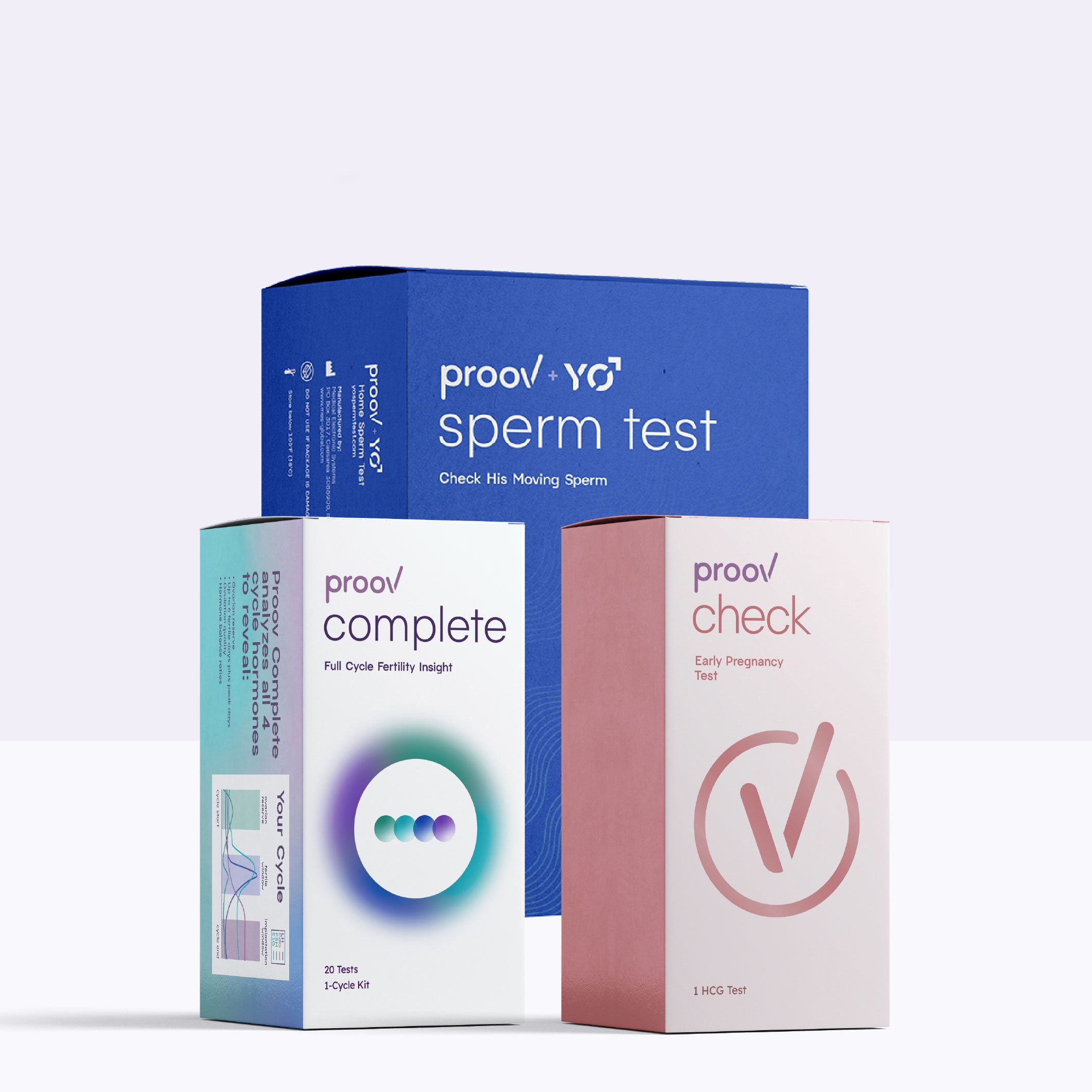 Proov Male and Female Fertility Test Bundle