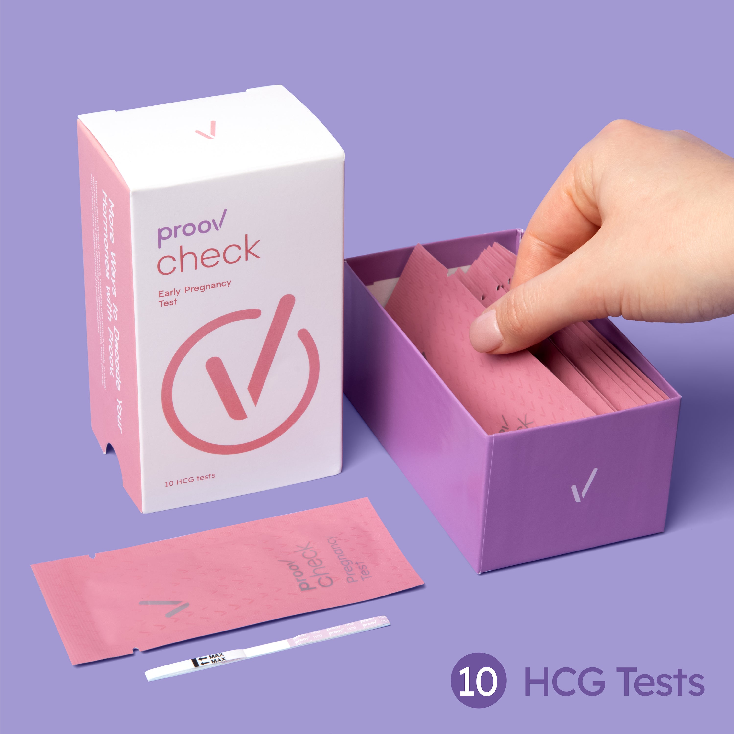 proov hers and his fertility testing kit what's included