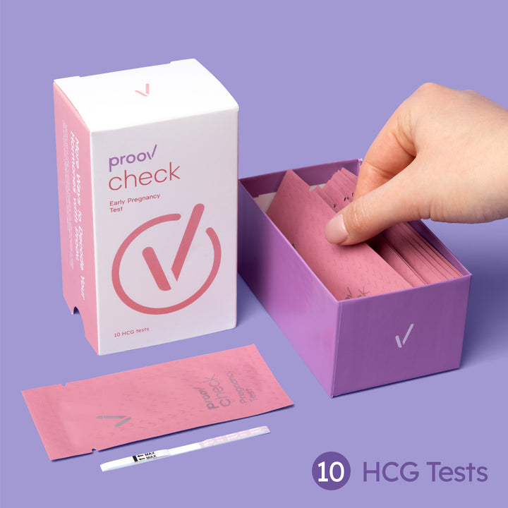 Proov Check Early Pregnancy Test Kit Materials