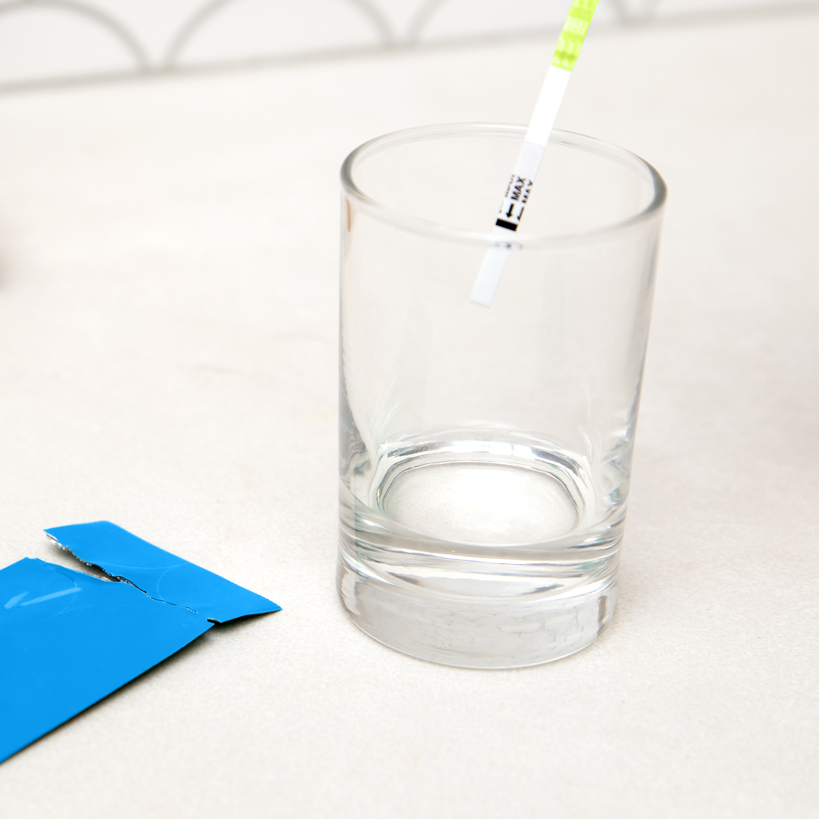proov predict test being dipped into sample