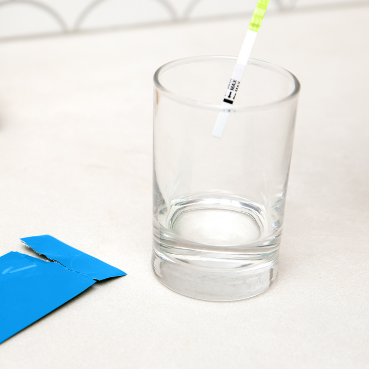 proov predict test being dipped into sample