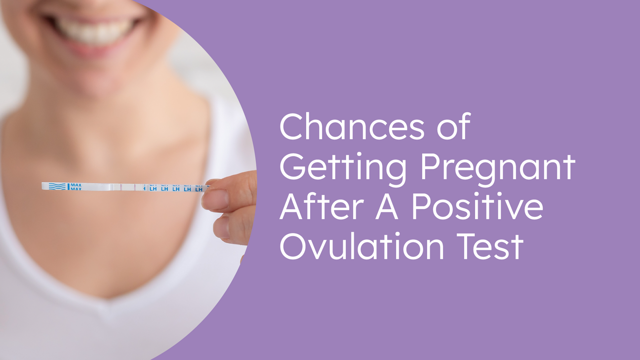 chances of getting pregnant after a positive ovulation test