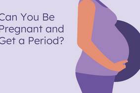 can you be pregnant and get a period?