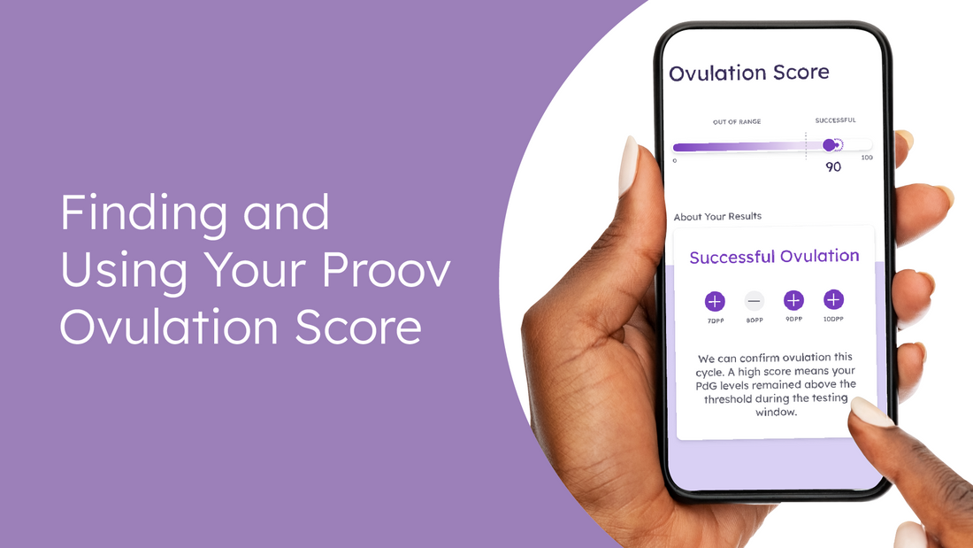 Proov Ovulation Score: Finding and Using Your Score