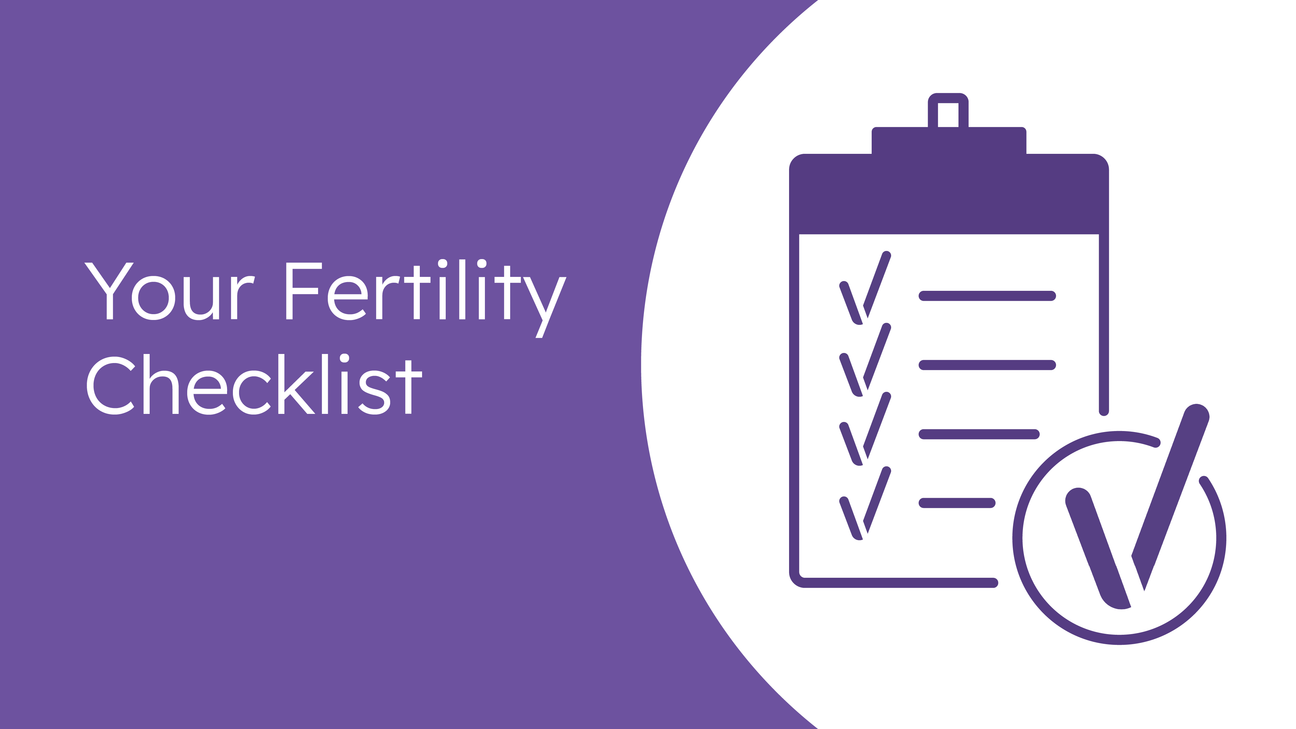 your fertility checklist