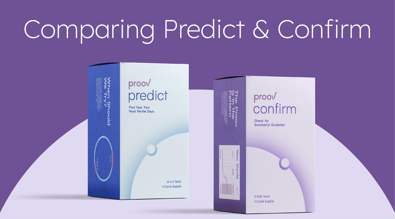 Proov's Predict vs Confirm Hormone Marker Tests