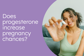 does taking progesterone increase the chances of pregnancy