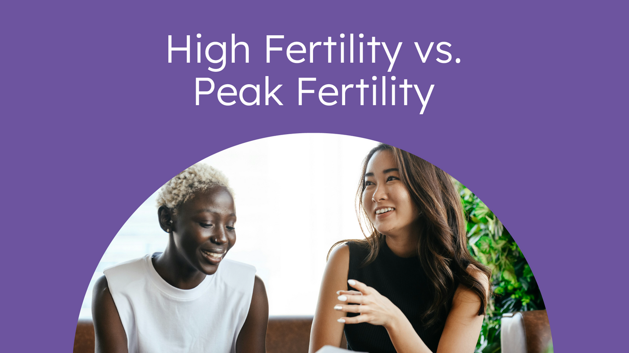 High Fertility vs. Peak Fertility