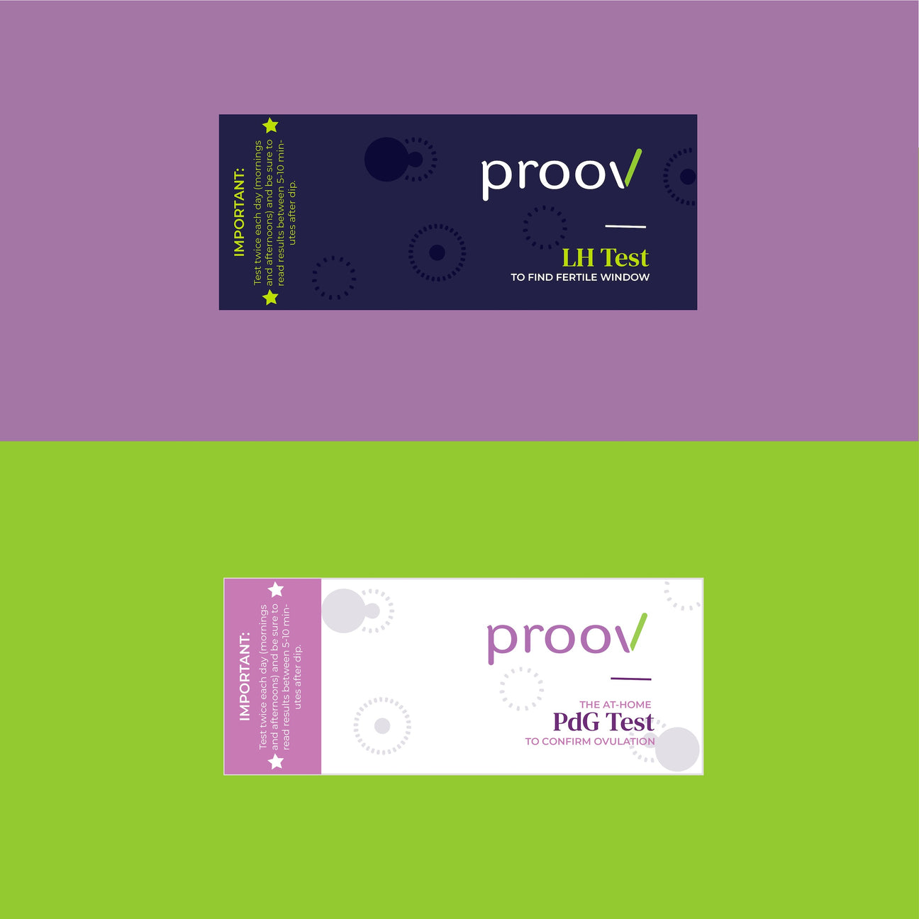 how is a pdg test different from an ovulation test?